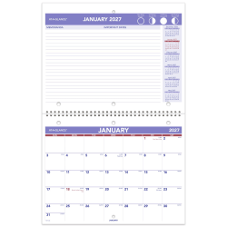 AT-A-GLANCE® 2027 Monthly Desk Wall Calendar, Small, 11" x 8 1/2"