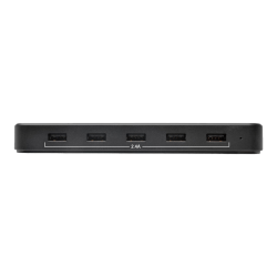 Tripp Lite 5-Port USB Fast Charging Station Hub with Built-In Device Storage, 12V 4A (48W) USB Charger Output - Power adapter - 48 Watt - 4 A - 5 output connectors (5 x 4 pin USB Type A) - black