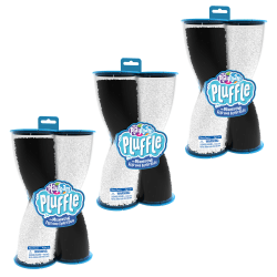 Educational Insights Playfoam Pluffle Twist, Black/White, Pack Of 3