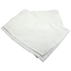 Kitchen Basics Flour Sack Towels, 24" x 36", White, Pack Of 12 Towels