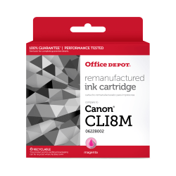 Office Depot® Brand Remanufactured Magenta Ink Cartridge Replacement For Canon® CLI-8M, ODCLI8M
