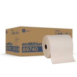 enMotion® by GP PRO Flex 1-Ply Paper Towels, 100% Recycled, Brown, Pack Of 6 Rolls