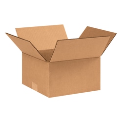 Partners Brand Corrugated Boxes, 9"L x 9"W x 5"H, Kraft, Pack Of 25