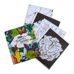 Crayola Tropical Garden Coloring Book, Adult Coloring Gift, 40 Pages