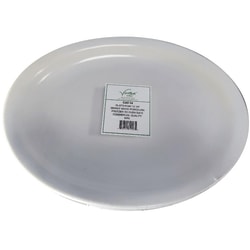 Hoffman Vertex China Catalina Collection Narrow Rim Platters, 13-1/4", Bright White, Case Of 12 Platters