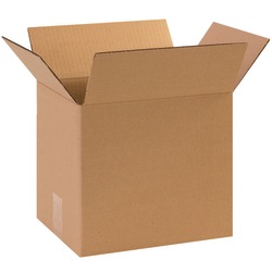 Partners Brand Corrugated Printer's Boxes, 11 1/4"L x 8 5/8"W x 10"H, Kraft, Pack Of 25