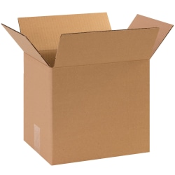 Partners Brand Corrugated Printer's Boxes, 11 1/4"L x 8 5/8"W x 10"H, Kraft, Pack Of 25