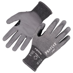 Ergodyne Proflex 7071 PU-Coated Cut-Resistant Gloves, Gray, X-Large
