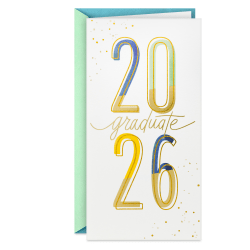 Hallmark Money Holder 2026 Graduation Card (Make the Most of It)