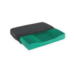 Medline EquaGel Contour Plus Cushion, 2 1/2"H x 18"W x 16"D, Black