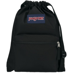 Jansport Draw Sack, 80% Recycled, Black
