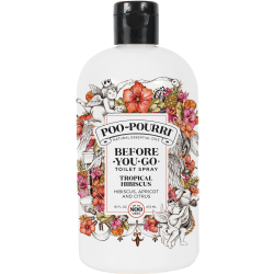 Poo-Pourri Before You Go Toilet Spray, 16 Oz, Tropical Hibiscus, Pack Of 6 Bottles