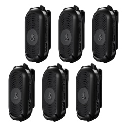 Cobra® PX280 Compact 2-Way Handheld Business Radio with Dual-Dock Charger, Black, 6-Pack