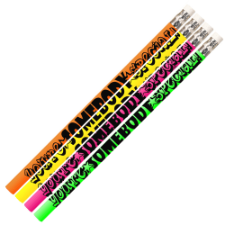 Musgrave Pencil Co. Inc. Motivational Pencils, No. 2 Lead, You're Somebody Special, 12 Pencils Per Pack, Set Of 12 Packs