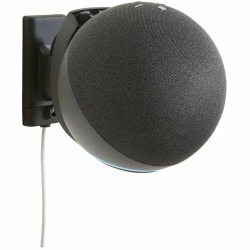 Sanus WSEPM21 - Mounting kit - Tilt & Swivel - for smart speaker - black - wall-mountable - for Amazon Echo Dot (4th Generation)