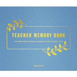 Quarto Publishing Teachers Memory Book, 9-1/4" x 7-3/4", 160 Pages, Blue