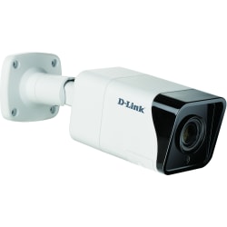 D-Link Vigilance DCS-4718E 8 Megapixel HD Network Camera - Bullet - 98.43 ft Night Vision - H.265, H.264, MJPEG, JPEG - 3840 x 2160 - 3.30 mm Varifocal Lens - 3.6x Optical - 20 fps - CMOS - Water Resistant, Weather Proof