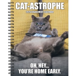 2026 Willow Creek Press Weekly Engagement Calendar, 6-1/2" x 8-1/2", Cat-Astrophe, January To December, 54598