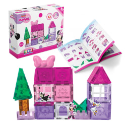 Tytan Toys Disney Jr Minnie Magnetic Tile Blocks Kit, Assorted Colors, Kit Of 42 Pieces