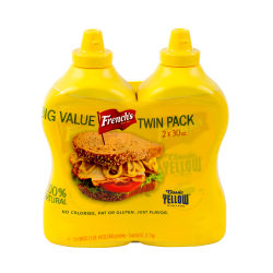French's Classic Yellow Mustard, 30 Oz Bottle, Pack Of 2