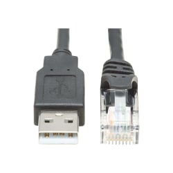 Tripp Lite USB-A To RJ45 Rollover Console Cable, 6'