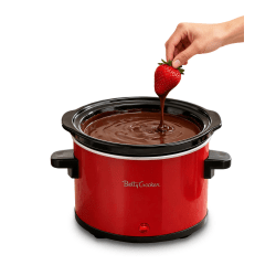Betty Crocker 0.7-Quart Mini Slow Cooker, Red