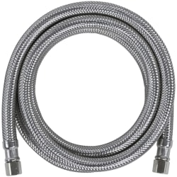 Certified Appliance Accessories® Braided Stainless Steel PEX Ice Maker Connector with 1/4-In. Compression, 10-ft., IM120PEX