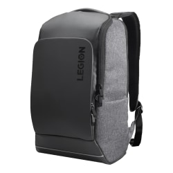 Lenovo® Legion Recon Gaming Backpack With 15.6" Laptop Pocket, Black/Gray