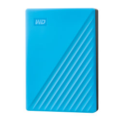 WD My Passport™ Portable HDD, 4TB, Blue