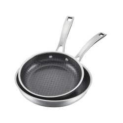 Cuisinart 2-Piece Skillet Set, Silver, FPS22810