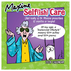 2026 TF Publishing Humor Mini Monthly Wall Calendar, 7" x 7", Maxine, January To December