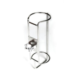 Medline IV Stand Oxygen Tank Holders, Stainless Steel, Pack Of 2