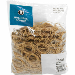 Business Source Quality Rubber Bands - Size: #14 - 2" Length x 0.1" Width - Sustainable - 2250 / Pack - Rubber - Crepe