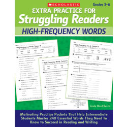 Scholastic Extra Practice For Struggling Readers: High-Frequency Words