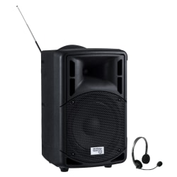 Oklahoma Sound 40W Wireless PA System, With Wireless Headset Microphone