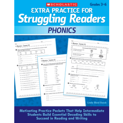 Scholastic Extra Practice For Struggling Readers: Phonics