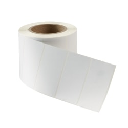 Avery® Direct Thermal Labels - Permanent Adhesive - 4" Width x 2" Length - Rectangle - Direct Thermal - White - 2 / Box