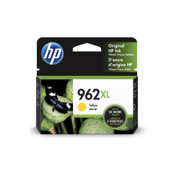 HP 962XL High-Yield Yellow Ink Cartridge, 3JA02AN