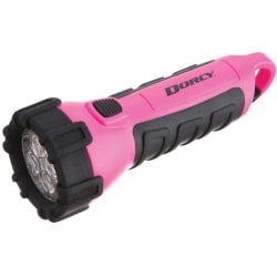 Dorcy 55 Lumen Floating Pink Flashlight - AA - Rubber - Pink