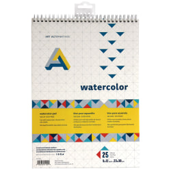 Art Alternatives Watercolor Pad, 9"W x 12"H, White