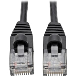 Tripp Lite Cat6a 10G Snagless Molded Slim UTP Ethernet Cable (RJ45 M/M) Black 5 ft. (1.52 m) - Category 6a  - N261S05BK