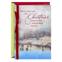 Hallmark Thomas Kinkade Christmas Card (You're a Good and Gracious Gift)