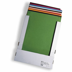 KolorFast Tissue Project Box, Wrapping, Artwork, Gift, 30"H x 20"W, Assorted, 240 / Pack