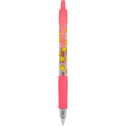 Pilot G2 | SmileyWorld Gel Pen, Fine Point, 0.7mm, Salmon Ink, Single Pen