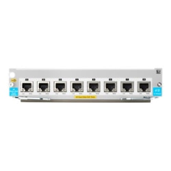 HPE 5400R 8-port 1/2.5/5/10GBASE-T PoE+ with MACsec v3 zl2 Module - For Data Networking - 8 x RJ-45 10GBase-T LAN - Twisted Pair10 Gigabit Ethernet - 10GBase-T - 10 Gbit/s