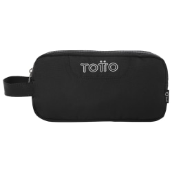 Totto Pencil Case, 9-1/2"H x 3-3/8"W x 4-3/4"D, Black, Total Qty 1