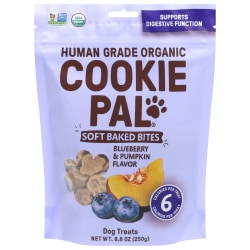 Cookie Pal Soft-Baked Bites, Blueberry & Pumpkin, 8.8 Oz, Total Qty 4
