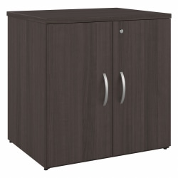Bush® Business Furniture Studio C 30"W Office Storage Cabinet With Doors, Storm Gray, Standard Delivery