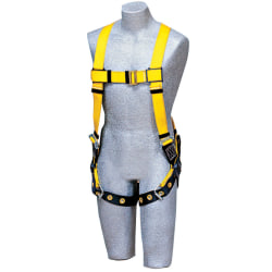 DBI-SALA® Delta™ No-Tangle™ Harness, Back D-Ring, Universal, Navy/Yellow