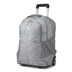 High Sierra Powerglide Pro Backpack With 15.6" Laptop Pocket, Silver
